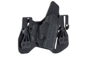 Image of BlackHawk Leather Tuckable Inside Pants Holster with Shirt Shield &amp; Slots for Kahr 9/40 Right Hand, Black 422006BK-R