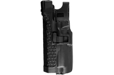 Image of Blackhawk Serpa Level 3 Duty Holster, Basketweave, Left Hand, Fits Glock 20, 21/S&amp;W M&amp;P .45