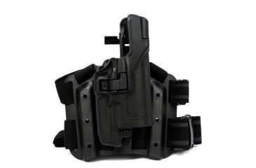 Image of Blackhawk Serpa Tactical Level 3 Holster, Black, Right Hand, Fits Glock 17, 22, 31, 430700BK-R