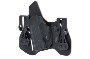 Image of BlackHawk Leather Tuckable Inside Pants Holster with Shirt Shield &amp; Slots for Kahr 9/40 Left Hand, Black 422006BK-L