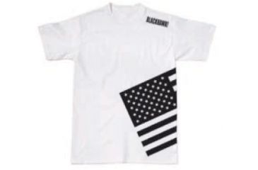 Image of BlackHawk Men's Memory T-Shirt w/ Gray Flag, Black, Large 90GT00BK-LG
