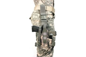 Image of BlackHawk Omega VI Elite Holster, Beretta 92F/SW 5906, Left Hand, Army Universal 40QD42AU, LEFT