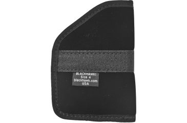 Image of Blackhawk Pocket Holster Sz 4, Black, 9mm/.40 cal. sub-compact, Ruger LC9 40PP04BK