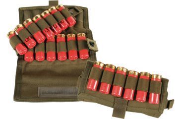 Image of BlackHawk S.T.R.I.K.E. 18 Round Vertical Shotgun Ammo Pouch, Speed Clip - Olive Drab