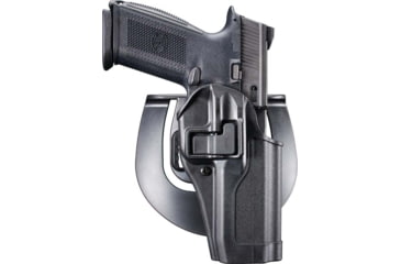 Image of BlackHawk Serpa CQC Concealment Holsters w/ Matte Finish, Taurus GX4, Right, Matte Black, 410587BKR