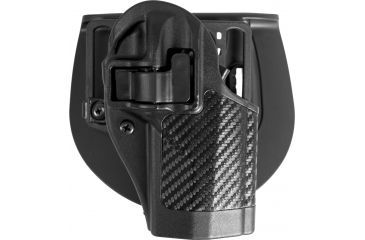Image of Blackhawk SERPA CQC Belt Loop/Paddle Active Retention Holster, Right Hand, Carbon Black, Beretta Storm PX-4, 410028BK-R
