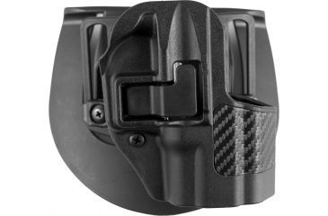 Image of Blackhawk SERPA CQC Belt Loop/Paddle Active Retention Holster, Right Hand, Carbon Black, Springfield XD Comp, 410031BK-R