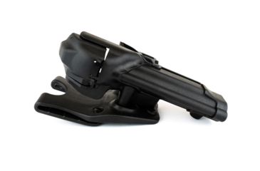 Image of Blackhawk SERPA Level 3 ALS Duty Holster, Left Hand, Black, Matte - Beretta 92/96 w/ or w/o Rails 44H104BK-L