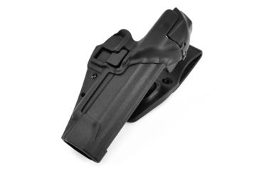 Image of Blackhawk SERPA Level 3 ALS Duty Holster, Right Hand, Black, Matte - Beretta 92/96w/or w/o Rails, 44H104BK-R