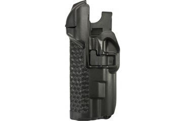 Image of Blackhawk Serpa Level 3 Xiphos Light-Bearing Holster, Black, Basket, Left Hand - Beretta 92/96/M9A1