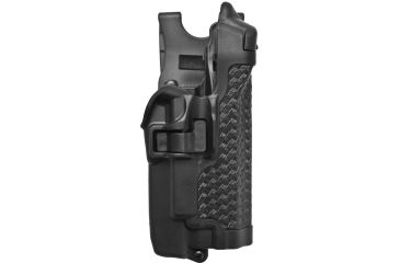 Image of Blackhawk Serpa Level 3 Xiphos Light Bearing Holster Black Basket Right Hand Sig 220225226
