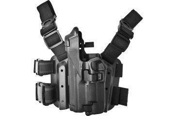Image of Blackhawk SERPA Tactical Level 3 Holster for Xiphos, Black, Left Hand - Sig 220/Sig 226