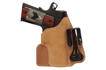 Image of BlackHawk Leather Tuckable Holster, Brown, Fits Glock 30/ SW MP Compact, Left Hand 421610BN-L