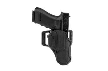 Image of BlackHawk T-Series L2C Overt Polymer OWB Belt Holster, P365-XMacro, Right Hand, Black, 410791BKR