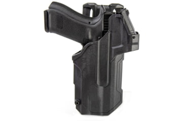 Image of BlackHawk T-series L2d Lb Black Rds Glock 17/19/22/23/31/32/45/47 W/tlr 1/2 Lh Box, Plain - 44NB00BKL