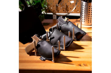 Image of BlackHawk Tecgrip Formlok IWB Moldable Holster, Black Nylon, Sig P320/M17, Glock 17/22, Glock 21, S&amp;W M&amp;P 9/40, Colt Govt 5in 1911, Sig P226, Beretta M9, Size 3, Ambidextrous, 40LP03BK