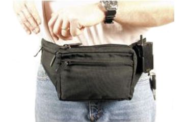 Image of BlackHawk Weapon Fanny Pack w/Thumbbreak Holster and Beltloops - Large 60WF06BK