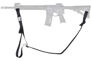 Image of Blackheart Quick-Adjust Rifle Sling With Swivels Black