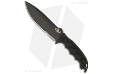 Image of Blackwater Grizzly 6 Fixed Blade Knife, 6.00in, Niolox, Drop Point Blade, G10 Black Handle, Black/Black, 11.18in, BHQ-12799