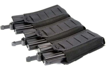 Image of Blue Force Gear AFD, Triple M4 Mag Pouch, Black, HW-AFD-M4-3-BK
