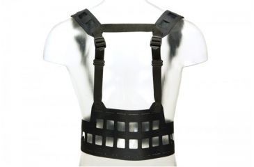 Image of Blue Force Gear Beltminus V2 Belt Kit Set Low Profile Shoulder Straps Extra Small, Black MM-BELT-2-LW-XS-BK