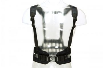 Image of Blue Force Gear Beltminus V2 Belt Kit Set Low Profile Shoulder Straps Extra Small, Black MM-BELT-2-LW-XS-BK