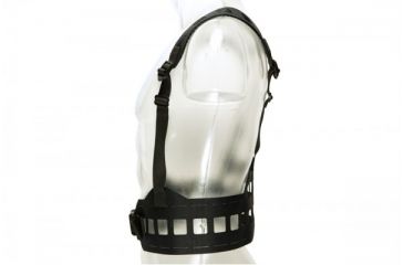 Image of Blue Force Gear Beltminus V2 Belt Kit Set Low Profile Shoulder Straps Extra Small, Black MM-BELT-2-LW-XS-BK