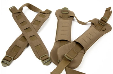 Image of Blue Force Gear Beltminus V2 Belt Kit Set Low Profile Shoulder Straps Extra Small, Coyote Brown MM-BELT-2-LW-XS-CB