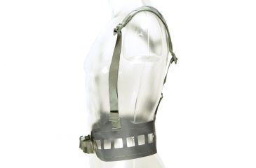 Image of Blue Force Gear Beltminus V2 Belt Kit Set Low Profile Shoulder Straps Large, Wolf Gray MM-BELT-2-LW-L-WF