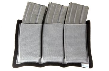 Image of Blue Force Gear Dapper Ten Speed Triple Mag Pouch, M4, Wolf Gray, M4 DAP-TSP-M4-3-WF