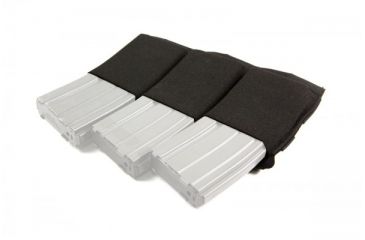 Image of Blue Force Gear Helium Whisper Ten Speed Horizontal Triple M4 Mag Pouch, Black HW-TSP-HZ-M4-3-BK