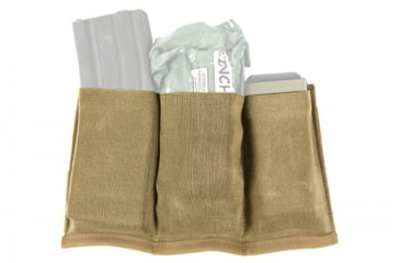 Image of Blue Force Gear Helium Whisper Ten Speed Horizontal Triple M4 Mag Pouch, Coyote Brown HW-TSP-HZ-M4-3-CB
