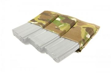Image of USED Blue Force Gear Helium Whisper Ten Speed Horizontal Triple M4 Mag Pouch, Multicam HW-TSP-HZ-M4-3-MC, EDEMO1