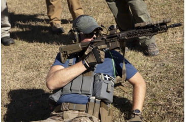 Image of Blue Force Gear Helium Whisper Ten Speed Horizontal Triple M4 Mag Pouch, Wolf Gray HW-TSP-HZ-M4-3-WF