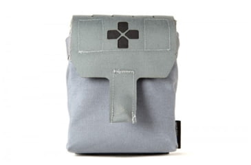 Image of Blue Force Gear Medium Trauma Kit Now! With Supplies, Wolf Gray HW-M-TKN-FILLED-MD-WF