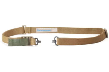 Image of Blue Force Gear Vickers Push Button Sling w/Nylon Adjuster and Hardware, Coyote Brown, VCAS-PB-125-AA-CB