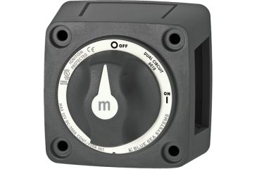 Image of Blue Sea Systems Mini Batt Sw 2 Ckt On-Off, Black BS-6010200