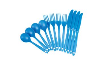 Image of Blue Sky Gear PackWare Camping Utensils- 12 Pack, Blue 32-02072-00