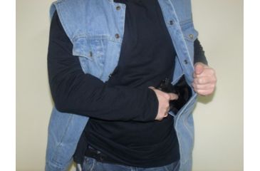 Image of Blue Stone Safety Denim Concealment Vest, Denim, 4Xl C575-007