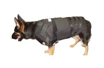 Image of Blue Stone Safety, K9 Body Armor Level 3A Standard&amp;Stab, Black, Medium, K9BA-STD/STB-BK-002