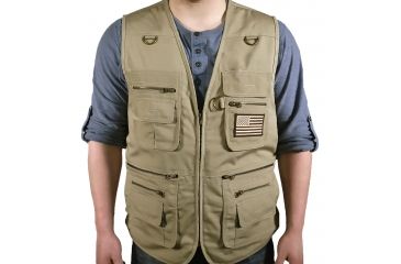 Image of Blue Stone Safety Khaki Concealment Vest, Tan, Medium C567-002