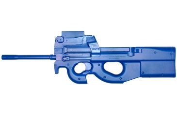 Image of Blueguns FN Herstal P90 Training Guns, Unweighted, w/o Light/Laser Attachment, Rifle, Long Suppressor, Blue, FSFNP90S