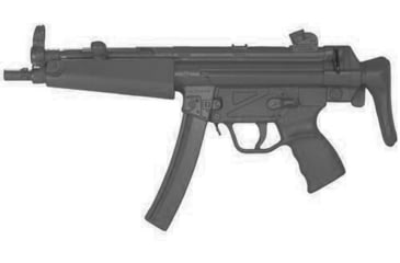 Image of Blueguns Heckler &amp; Koch MP5A3 Training Guns, Not Weighted, No Light/Laser Attachment, Rifle, Black, FSMP5A3B