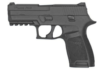 Image of Blueguns SIG Sauer P250 Compact Training Guns, Not Weighted, No Light/Laser Attachment, Handgun, Picatinny Rail, Black, FSP250CPRB