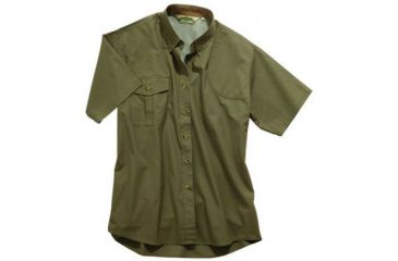 Image of Bob Allen 141k Short Sleeve Vent Back Shirt Right Hand Sage Large