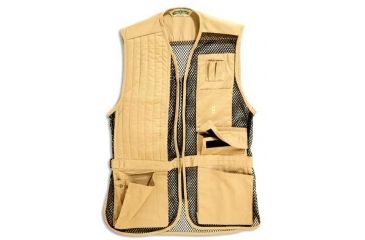 Image of Bob Allen 250W Ladies Full Mesh Vest, Right Hand, KHAKI M