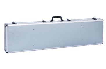 Image of Bob Allen 31026 Aluminum Double Rifle/Shooting, Grey, 52in. x 13in. x 3.5in. 31026