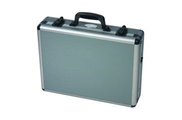 Image of Bob Allen 31066 Four Pistol Range Case, Grey, 17.5in. x 13in. x 4in. 31066