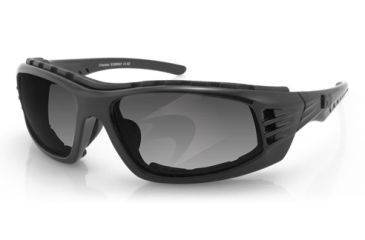 Image of Bobster Chamber Sunglass, Gloss Blk, Anti-fog Smoked Lenses ECBR001