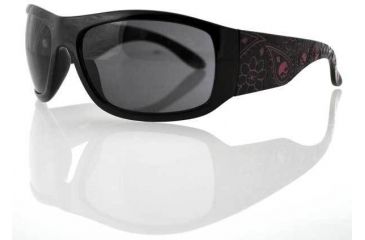 Image of Bobster Vixen Highway Honey RX Sunglasses, Black Frame, Laser Paisley, Purple